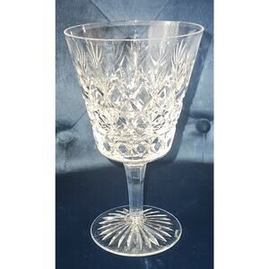Rare Classic Stuart Crystal “Westbury” cut Water Goblet 6.5 inches Tall